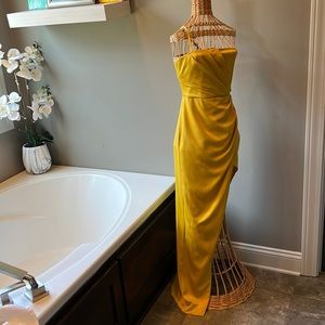 Yellow/gold NBD gown size XS